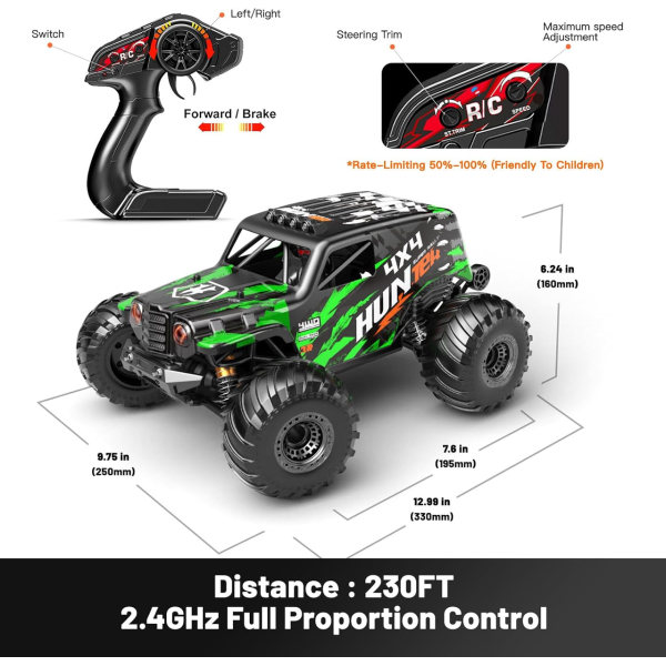 RC Машинка HS14311 1:14 4WD внедорожник на радиоуправлении до 40 км/ч полный привод