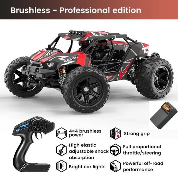 Быстрая машинка на радиоуправлении до 70 км/ч HS14431 4WD RC Машинка внедорожник Brushless RC авто