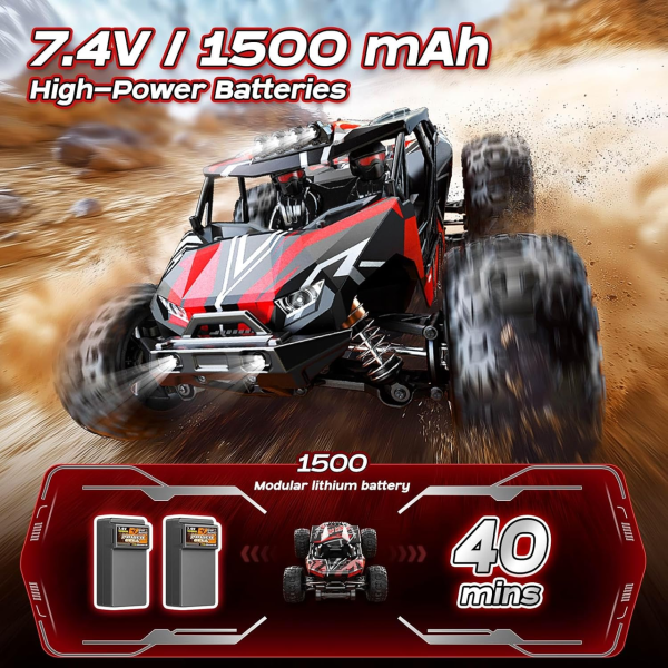 Быстрая машинка на радиоуправлении до 70 км/ч HS14431 4WD RC Машинка внедорожник Brushless RC авто