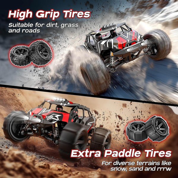 Быстрая машинка на радиоуправлении до 70 км/ч HS14431 4WD RC Машинка внедорожник Brushless RC авто