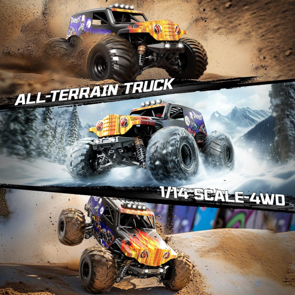 RC Машинка HS14411 1:14 4WD внедорожник на радиоуправлении до 50 км/ч полный привод