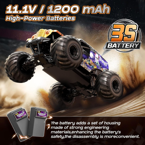 RC Машинка HS14411 1:14 4WD внедорожник на радиоуправлении до 50 км/ч полный привод