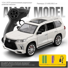 Радіокерована машинка Lexus 570 1:24 METAL зі світлом і звуком, преміум модель, подарунок