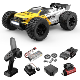 Радіокерована машинка MJX 14207 1:14 4WD до 45 км/год, безколекторний позашляховик RC машинка, металева підвіска