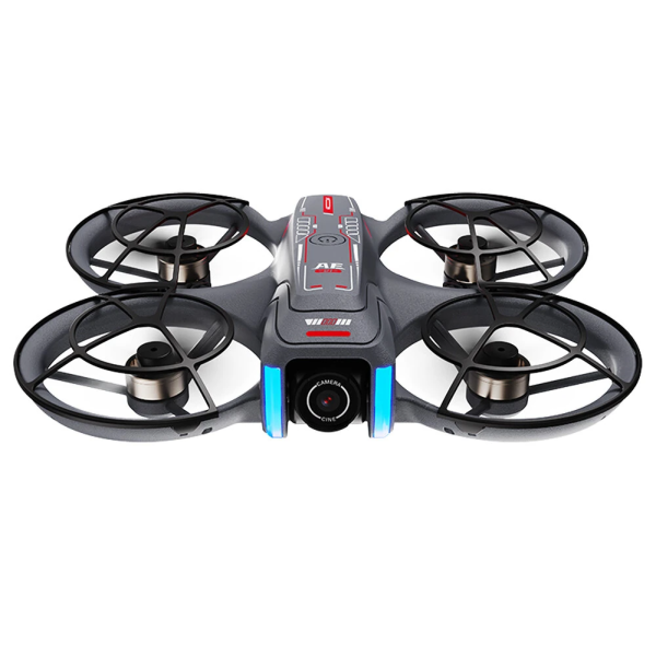 Квадрокоптер AE21 с пультом с экраном 4.3", FPV дрон, камера 480P, до 100 м, бесколлекторная, с камерой