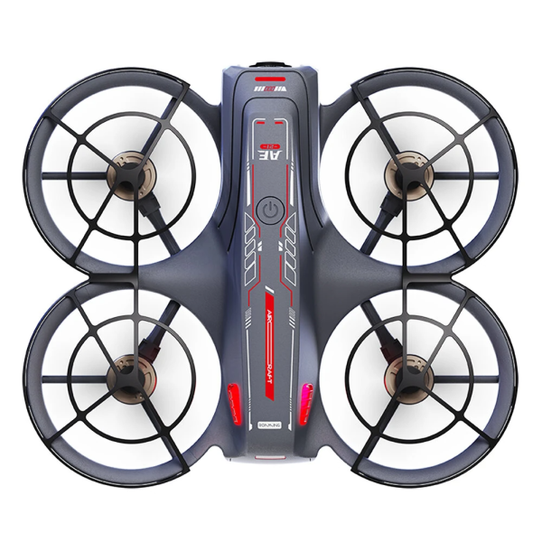 Квадрокоптер AE21 с пультом с экраном 4.3", FPV дрон, камера 480P, до 100 м, бесколлекторная, с камерой