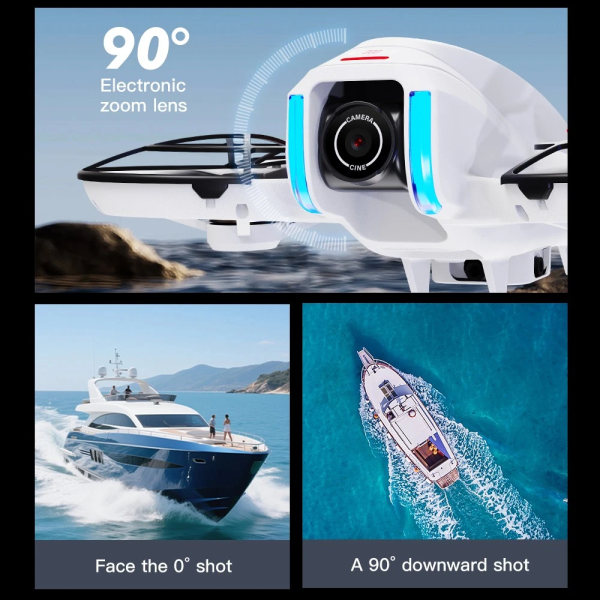 Квадрокоптер AE21 с пультом с экраном 4.3", FPV дрон, камера 480P, до 100 м, бесколлекторная, с камерой