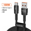 Кабель Toocki Type-C – Type-C / USB-A – Micro USB, PD 100W, 60W, 6A, швидка зарядка, 0.5 м