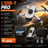 Квадрокоптер дрон LYZRC L106 PRO GPS з камерою 4K, 2-осьовою стабілізацією, FPV, RC пультом, до 1200 м