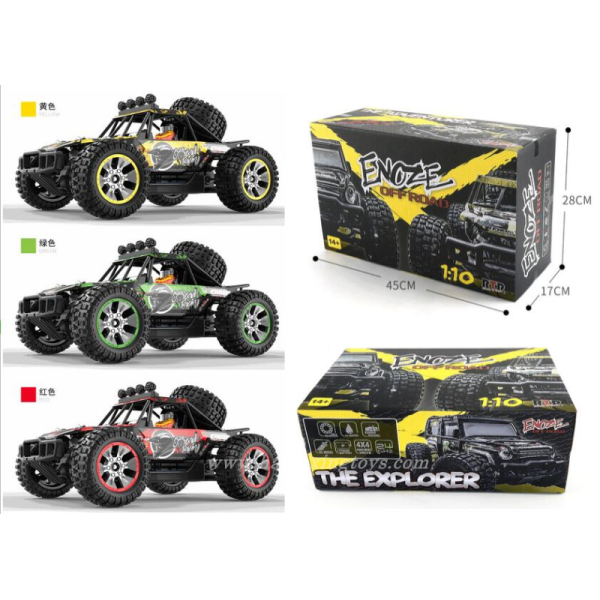 Машинка на пульті ENOZE 9203E 1:10 4WD радіокерована RC позашляховик до 45 км/год, всюдихід для бездоріжжя, акумулятор