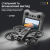 Квадрокоптер AE S156 2K FPV з камерою, пульт з екраном, 2 АКБ, дитячий дрон для початківців, міні коптер з відео, без смартфона