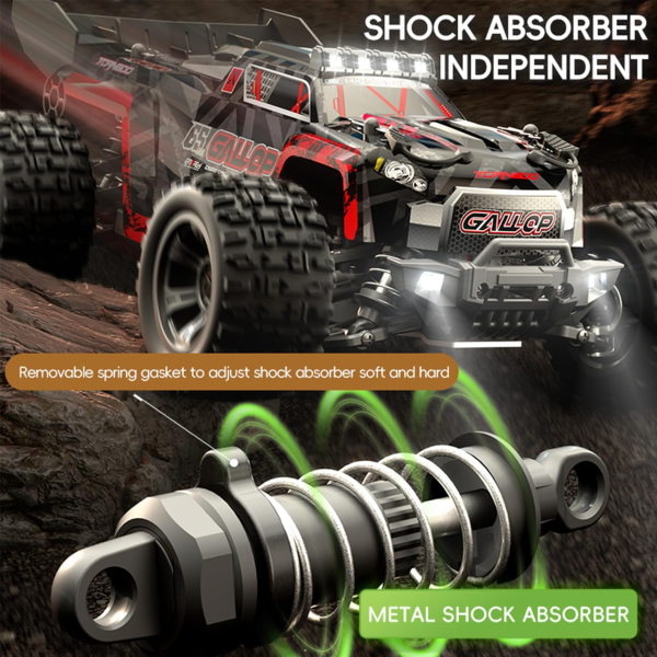 RC машинка 18108 PRO 4WD 1:18, внедорожник 50 км/ч, бесщеточная радиоуправляемая машина, машинка для бездорожья