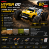 Машинка на пульті MJX 14207 Hyper Go 1:14 4WD 2 АКБ до 80 км/год RC позашляховик Brushless безщітковий мотор монстр трак швидкісна