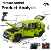 Радиоуправляемая машинка BMW XM 1:24 — металлическая RC модель, свет, звук, дым, открываются двери, 2.4GHz пульт, подарочная