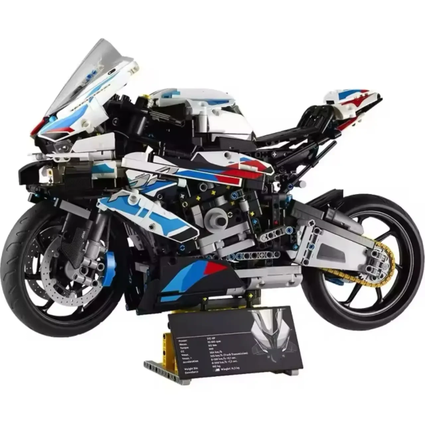 Конструктор Technic BMW M 1000RR 1920 деталей у стилі LEGO, спортивний мотоцикл 1:5, великий колекційний набір
