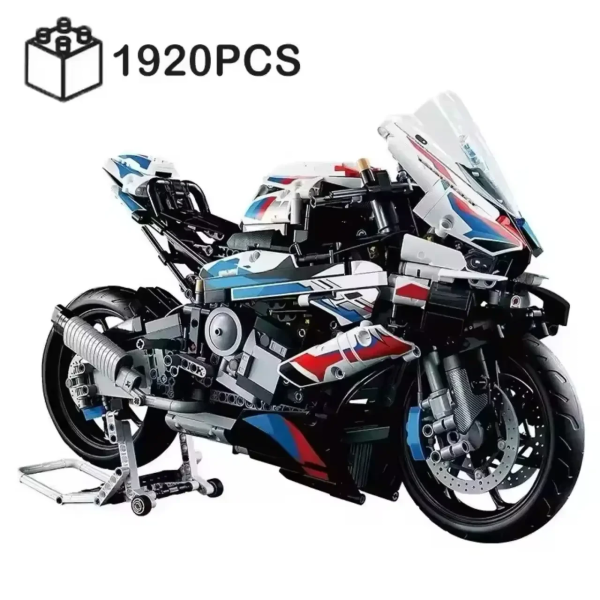 Конструктор Technic BMW M 1000RR 1920 деталей у стилі LEGO, спортивний мотоцикл 1:5, великий колекційний набір