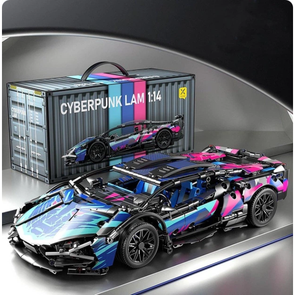 Конструктор Lamborghini Supercar 1314 деталей у стилі LEGO Technic, спортивний автомобіль 1:14, машинка для дітей