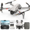 Квадрокоптер дрон L107 PRO  4K з подвійною камерою FPV WiFi БК мотори до 200 м складаний радіокерований дрон кейс