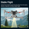 Квадрокоптер дрон L107 PRO  4K з подвійною камерою FPV WiFi БК мотори до 200 м складаний радіокерований дрон кейс