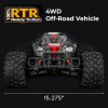 Машинка на радіокеруванні HOSHI N518 4WD 1:8 до 100+ км/год | Безколекторний Monster Truck 3670 2500KV RC позашляховик RC машинка