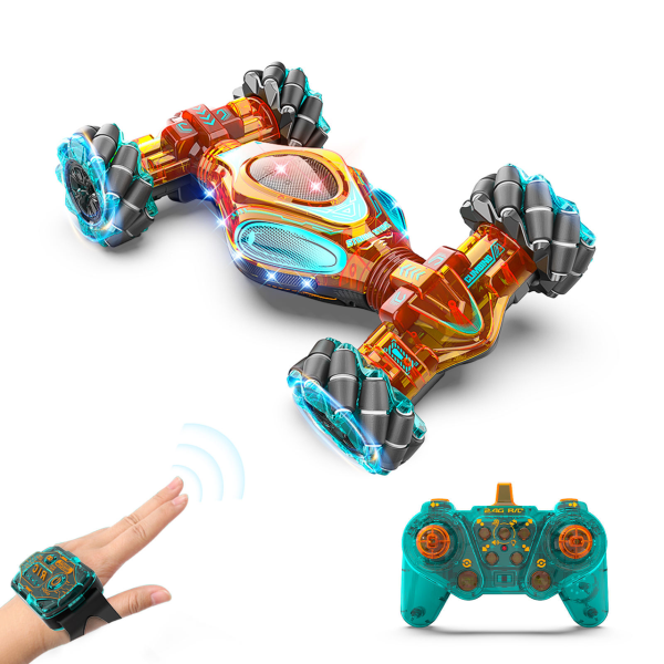 Радіокерована машинка, HOSHI 1611 MAX, 1:16, 4WD, керування жестами, пульт, трюкова машинка, перевертень, всюдихід, на радіокерува