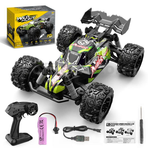 Машинка на радіокеруванні Monster Truck 1:20 4WD RC баггі позашляховик до 20 км/год, радіокерована машинка на пульті  для дітей