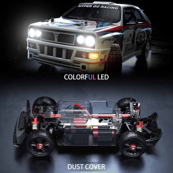 Машинка на радіокеруванні MJX Hyper Go 14302 1:14 4WD до 42 км/год, Brushless RC дрифт авто, спортивний автомобіль на пульті, акум
