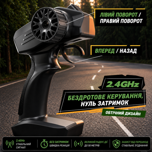 Машинка на радіокеруванні ZLL SG716 1:24 4WD, RC дрифт авто на пульті, спортивний автомобіль до 20 км/год, LED підсвітка