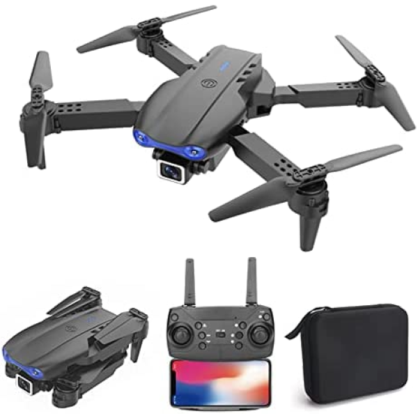Детский Квадрокоптер E99 PRO дрон с камерой,  HD FPV до 100 м, 15 мин. полета + кейс 