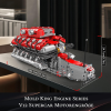 Конструктор двигун Mould King V12 3472+ деталей з електромотором — модель двигуна внутрішнього згоряння, механічний двигун