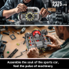 Конструктор двигун Flat-6 Mould King 10181 з електромотором 2375 деталей — модель опозитного двигуна, механічний двигун