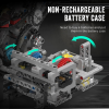 Конструктор двигун V8 Twin Turbo Mould King 10130 з електромотором 2718 деталей — модель двигуна V8, механічний двигун