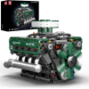 Конструктор двигун танка V8 Mould King 10182 з електромотором 2250 деталей модель двигуна V8, механічний двигун
