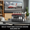 Конструктор двигун авіаносця Inline-6 Mould King 10209 з електромотором 3222 рядного 6-циліндрового дизельного двигуна