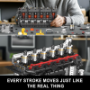 Конструктор двигун авіаносця Inline-6 Mould King 10209 з електромотором 3222 рядного 6-циліндрового дизельного двигуна