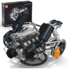 Конструктор двигун V8 Hyper Mould King 10248 3192 деталі — модель двигуна суперкара V8, механічний STEM конструктор