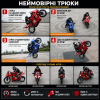 Радіокерований мотоцикл 1:16 RC Motorcycle 360 Drift Racing на пульті керування, дрифт 360°, самобалансування, акумулятор