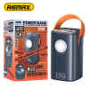 Павербанк REMAX RPP-100 10000 мАг Power Bank з LED-дисплеєм, зовнішній акумулятор 2 USB, Type-C, Micro USB, для смартфона, планшет