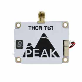 Відеопередавач Peak THOR T67, 6-7GHz, 64 каналів, 25-3000mW, Smart Audio, SMA
