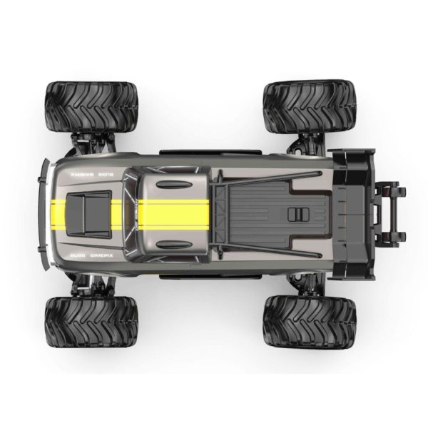Машинка на пульті керування MJX Hyper Go 10210 1:10 4WD 80+ км/год, безщітковий позашляховик RC монстр-трак із металевою трансмісі