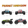 Машинка на радиоуправлении S767 Monster Truck 1:20 2WD  RC внедорожник для детей, радиоуправляемая машинка, джип на пульте 2.4GHz