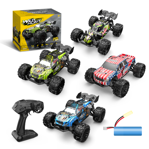 Машинка на радиоуправлении S767 Monster Truck 1:20 2WD  RC внедорожник для детей, радиоуправляемая машинка, джип на пульте 2.4GHz