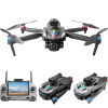 Квадрокоптер XKJ KY108 FPV с экраном 4.3", бесколлекторный дрон, двойная HD-камера, WiFi, оптическое позиционирование, обход помех