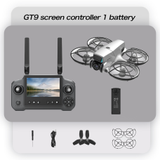 Квадрокоптер GT9 з пультом з екраном 4.3", 1 АКБ, FPV дрон, камера, до 100 м, безколекторний