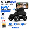 Радіокерована машинка KFPLAN KF32 1:64 2WD з камерою 480P, міні RC FPV авто на пульті 2.4GHz, акумулятор 150mAh