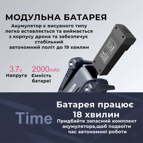 Квадрокоптер LSRC Mini 4 дрон с камерой 4K FPV, обход препятствий, до 40 мин. полета + кейс (2 аккумулятора)