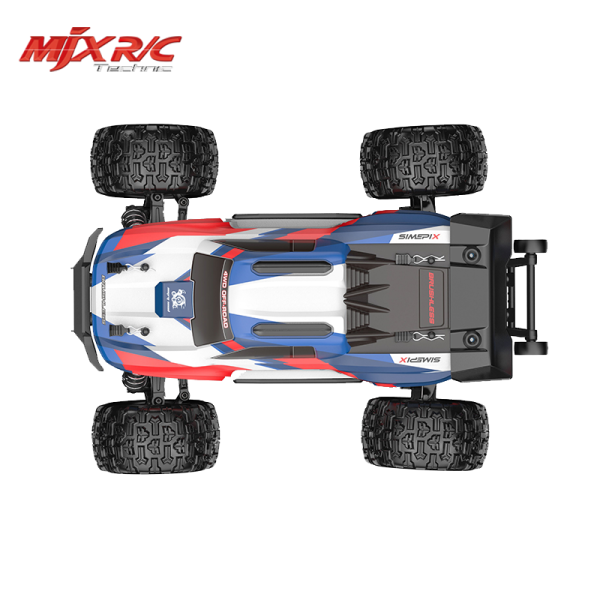 Радіокерована машинка MJX Hyper Go 16212 1:16 4WD 4x4 до 45 км/год на пульті безколекторний мотор, масляні аморт, металева трансмі