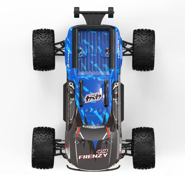 Радіокерована машинка HOSHI N517 Frenzy 1:12 4WD до 70 км/год RC монстр-трак на пульті  ESC 45A, 3S LiPo, металева трансмісія