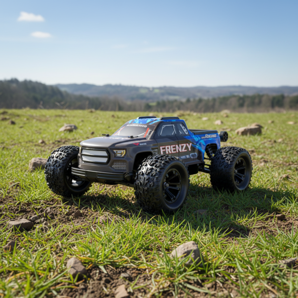 Радіокерована машинка HOSHI N517 Frenzy 1:12 4WD до 70 км/год RC монстр-трак на пульті  ESC 45A, 3S LiPo, металева трансмісія