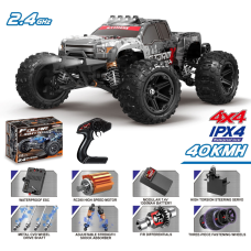 Радіокерована машинка HS14301 1:14 4WD на пульті RC позашляховик до 40 км/год, всюдихід 4x4, 2 акумулятора 7.4V